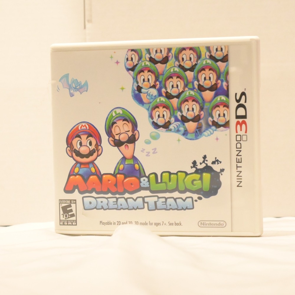 Mario & Luigi Dream Team CIB Nintendo 3DS Complete w/ Case Manual Inserts Game